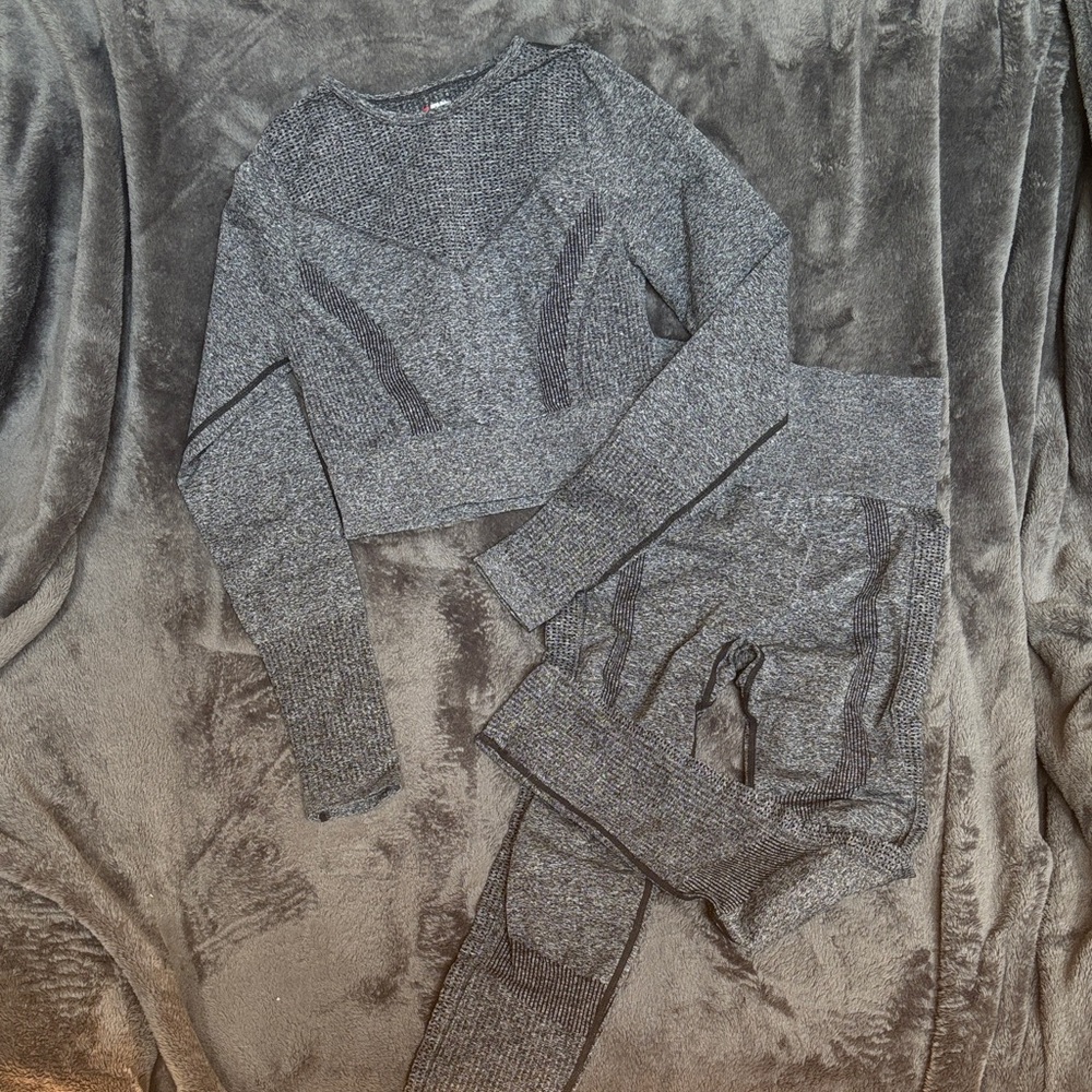 Gray Activewear Set